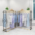 Boutique Clothing Store Display Stand Decoration Metal Rack for Clothes Shop