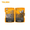 TOLSEN 75628 Hss 16pcs Micro Mini Drill Bits Set