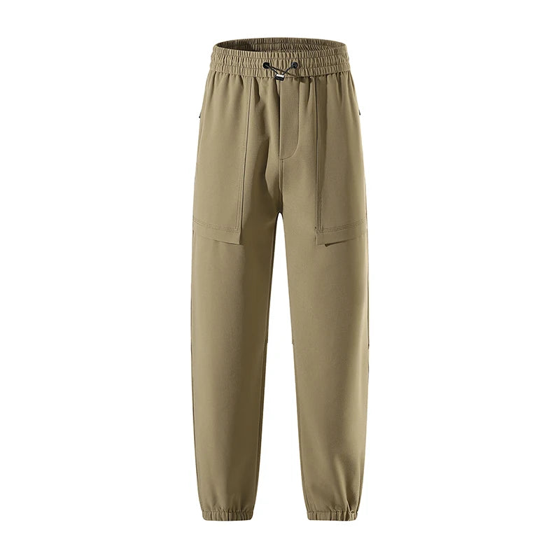 OEM ODM Custom Logo Sweatspant Waterproof Fabric Slim Fit Fitness Hiking Trousers Mens Athletic Running Jogger Pants