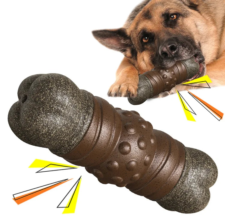USMILEPET Hot Sale Factory Wholesale Plastic Bone Tough Dog Chew Toy Teeth Cleaning for Medium and Large Pets