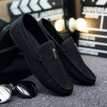 New Design Factory Wholesale Custom Casual Fashion Lazy Person Moccasin-gommino Soft Sole for Men Suede Shoes