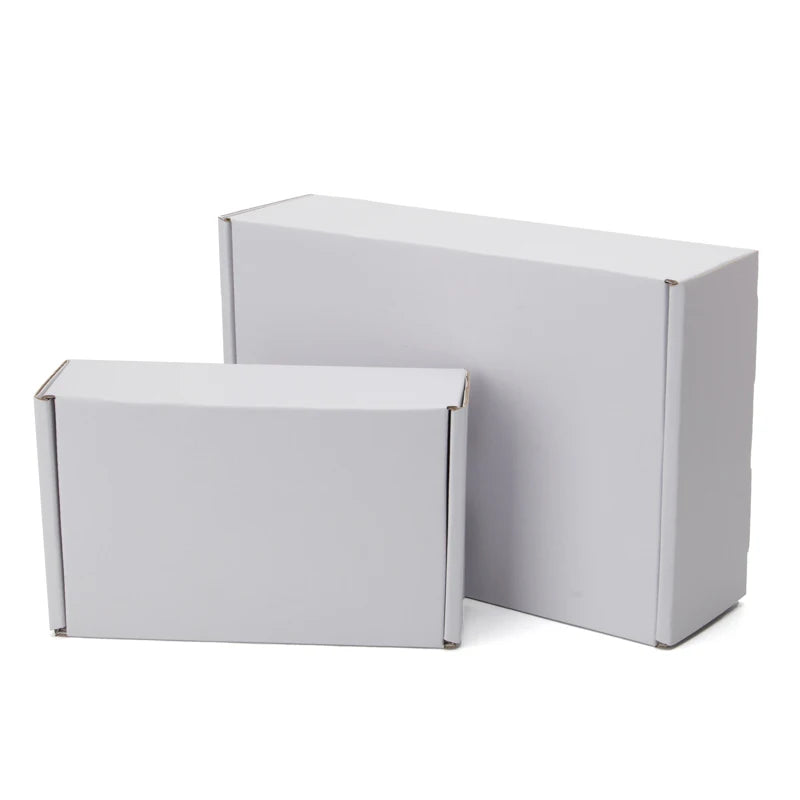 Custom Hello Mailers Recycled Materials Corrugated Board Shipping Box Printed for Clothes Makeup Products Monthly Subscription