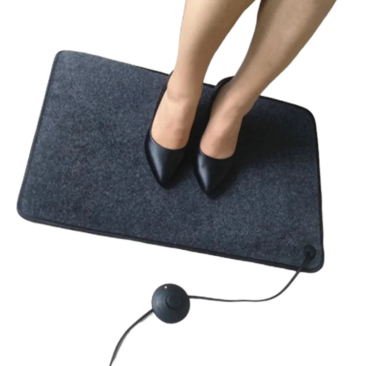 40*50cm Electric Heated Carpet Mat Energy-Saving Foot Warmer Rug for Home Office and Winter Floor Comfort