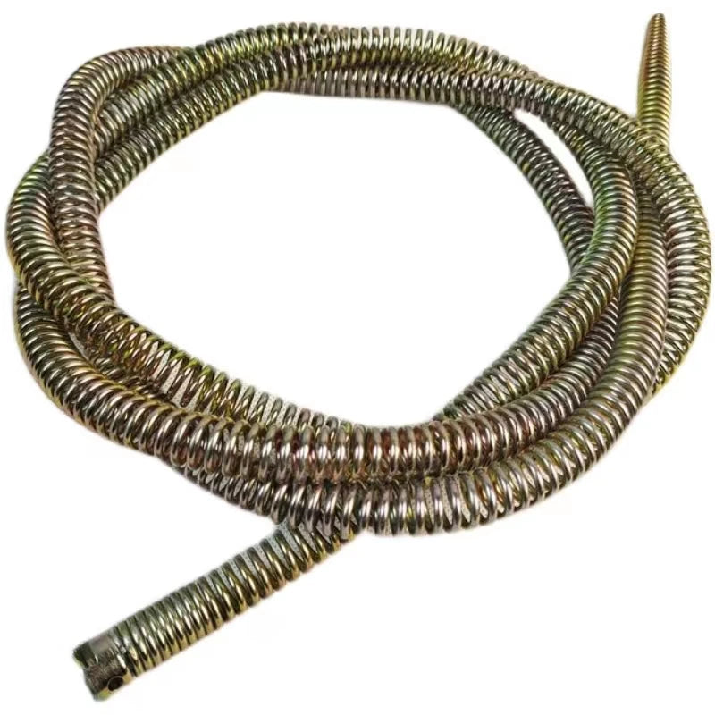 Convenient Hand-Push 16 Mm*2.5M Spring CableTool Bits ForDrain Cleaner Sewer