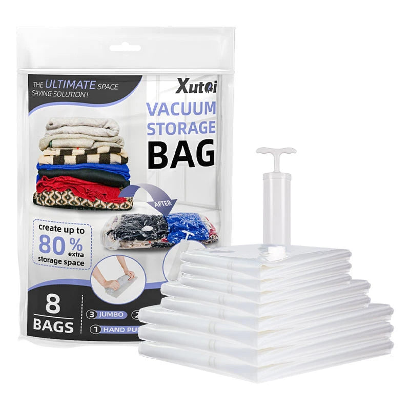 Wholesale Reusable Compression Bag Vacuum Storage Bag Space Saver Bag for Clothing