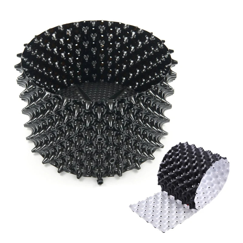 Cute 300mm Black Plastic Nursery Garden Pot Outdoor Anti UV Fabric Weed Barrier Mat