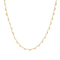 New Arrival 18K Stainless Steel PVD Plating Mini Multiple Banana Link Chain Necklace Tarnish-Free Jewelry for Women Classic