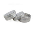 70ml 70g 2.5oz Food Grade Aluminum Tins & Cans Threaded Screw Top Airtight for Seeds Corn Tea Flowers Jewelry Storage