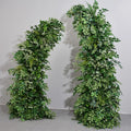 New Artificial Green Plant Rose Horn Flower Arch Horn Shelf Decoration Flower Art Wedding Background Decoration