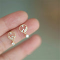 Minimalist Style S925 Wholesale Fancy Small Earrings Woman Ladies Earrings