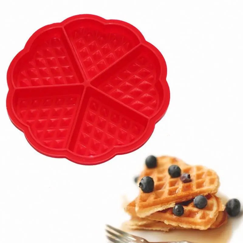 High-temperature Non-stick Kitchen Bakeware Cake Mould / Silicone Waffle Mold
