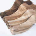 Wholesale Virgin Russian Hair Wefts Double Drawn Volume Weft Full Cuticle Weft Hair Extensions