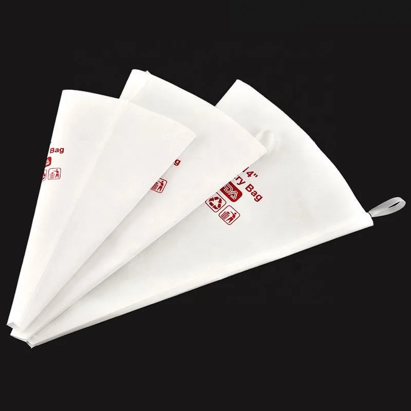 Cloth Material Cake Decorating Bags Icing Piping Bags Reusable for Multiple Sizes Pastry Bags Set