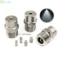 BSPT 3/8" High Pressure 60Â° Solid Cone Nozzle Stainless Steel Spray Nozzle for Industrial Cleaning & Humidification