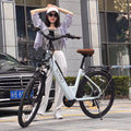VOMO Factory Woman CS20 Skinny E-Bike EU Stock Direct Price Step Through Skinny Tire E Bike 250w Motor Ebike