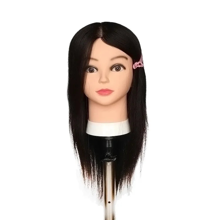 Good Quality 100 Real Hair Mannequin Training Human Hair Mannequin Head Meniquin Head for Hair Style