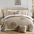 ChamXue Bed Spread Bed Cover Set Handmade Pure Cotton 3 Pieces Bed Cover Set Washed Thickened Quilted Bedding Home Use Wholesale