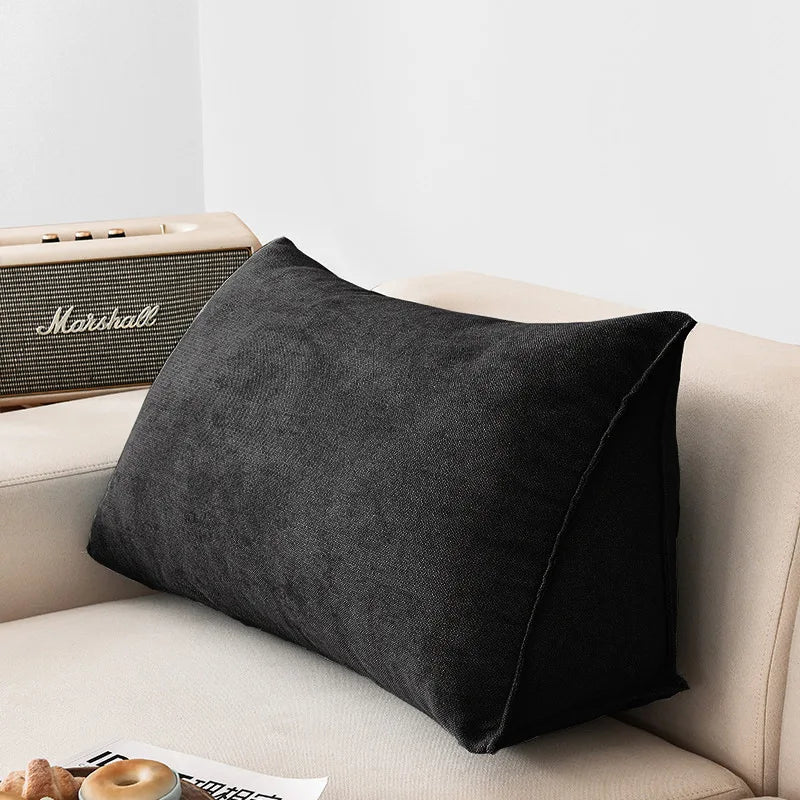 Soft Plush Waist Support Sofa Pillow Disassembled and Washable for Living Room Bay Window or Hotel Bed Use Sofa Cushion