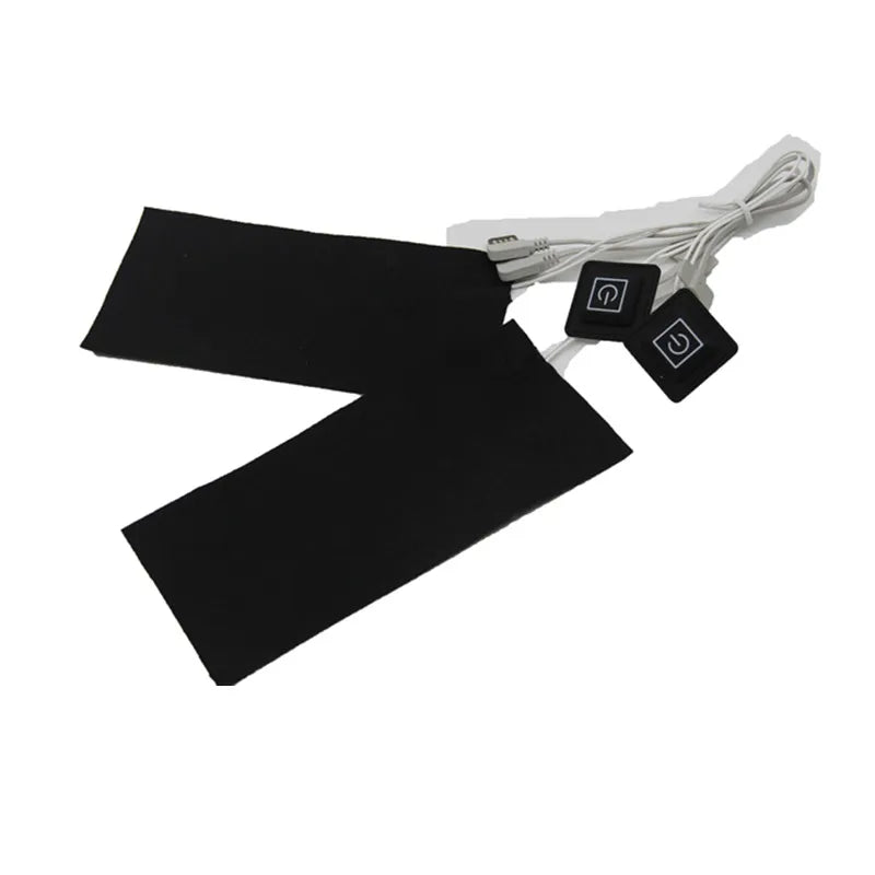 Graphene Low Voltage Safety 12V 24V Far Infrared USB/Battery Electric Heating Sheet Flexible Washable Household Car Outdoor RV