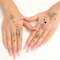 Five & Ten GMPC/Sedex/ISO/EUDR Body Hand Art Water Transfer Printing Fake Tattoo Waterproof Face Henna Temporary Tattoo Sticker