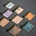 High-End Painted Tea Napkin Chinese Painted Tea Cloth Ceremony Towel Cleaning Mat Tea Table Cleaning Mats Napkin Placemats