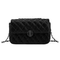 High-grade PU Rhombic Chain Women's New Fashion Mobile Phone Bag Small Satchel All-match Shoulder Crossbody Bag
