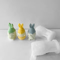 3D Rabbit Candle Silicone Molds Egg Easter Bunny Candle Mold for DIY Candle Making