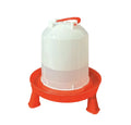 New 6L Automatic Poultry Drinker Red and White Chicken Drinkers & Feeders (BERYS BYS-D005)