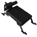 Mini Steel PVC Curl Workout Bench for Home Gym Hamstring Curl & Glute Exercise with Transport Wheels