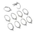 Wholesale Brass Imitation Rhodium Plated Ear Hooks Earring Wires Hook DIY Jewelry Making Accessories Earrings