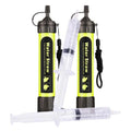 Outdoor Survival Portable Straw Water Filter 0.01 Micron Personal Water Purifier Straw for Camping Hiking Travel