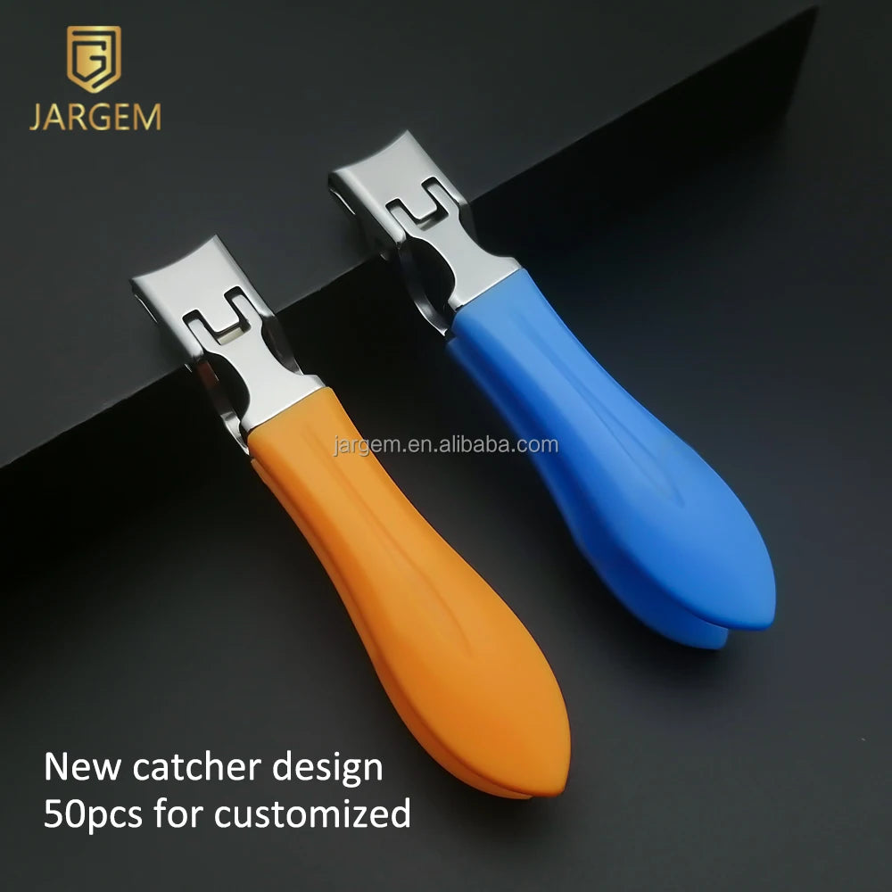 Light Weight Nail Clippers Nail Tools Wholesale Stainless Steel Nipper Nail Beauty Scissors Plastic Handle