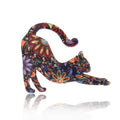 Acrylic Cat Brooch Pin Cute Different Animal Pattern Lapel Pin Badges Accessory Colorful