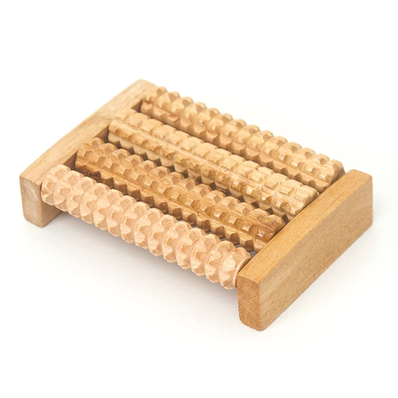 Cheap Top Quality Professional Cellulite Handheld Face Hand Body Roller Wooden Massager Craft Bamboo