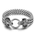 Animal Design Bracelets Lion/Ghost/Goat/Wolf 316 L Stainless Steel Charms Cuff Bangles Wholesale Directly