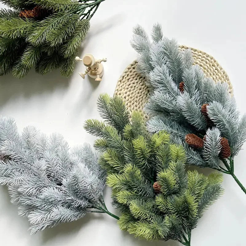 Simulation Christmas Small Pine Tree Simulation Plant Pine Needle Decoration Pine Pot Artificial Plants and Flowers