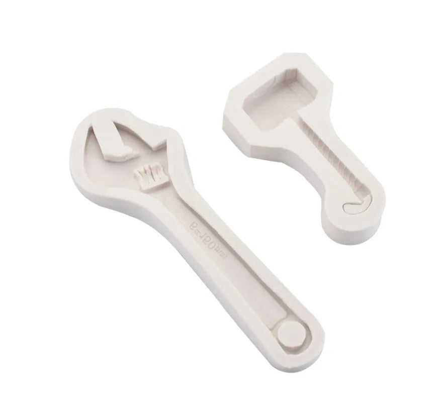 Hand Tool Wrench Tools Hammer Mold Silicone Fondant Chocolate Dessert Baking Mould