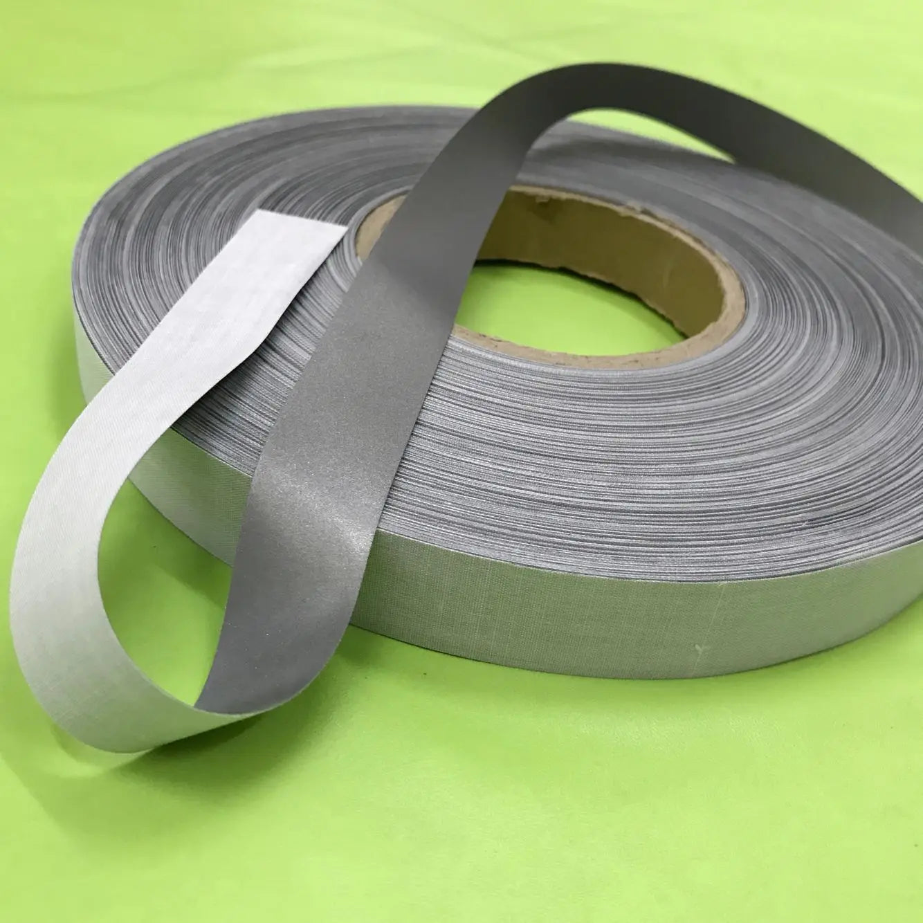 Y-Tape Hi Visibility Silver Safety Stretch FRC Light High Gain Reflective Fabric Tape for Sewing 50m Length Washable 25-Cycle