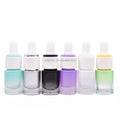 New Gradient Color 5ml 10ml 15ml 30ml Empty Glass Essential Oil Dropper Bottle Facial Care Hair Essential Oil Bottle