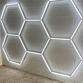 Anti Glare Gym Barber Rectangle Led Light Shop Honeycomb Shape Diy Supermarket Lights
