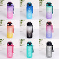 Wholesale Eco Friendly Custom Logo 600ml Time Marker Direct Drinking Straw Motivational Gym Sports Water Bottle for Gym Fitness