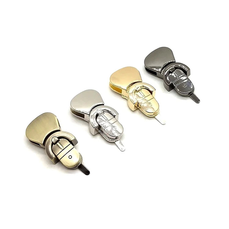 Fashion Zinc Alloy Metal Clasp Closure Lock for Handbag Briefcase Bag