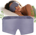 Bamboo 3D Sleep Mask Blackout Eye Mask for Side Sleepers & Travel Zero Pressure Design OEM Custom MOQ 100 Pcs