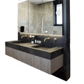 Modern Double-Sink Bathroom Vanities Waterproof Plywood Cabinet Wood Bathroom Furniture