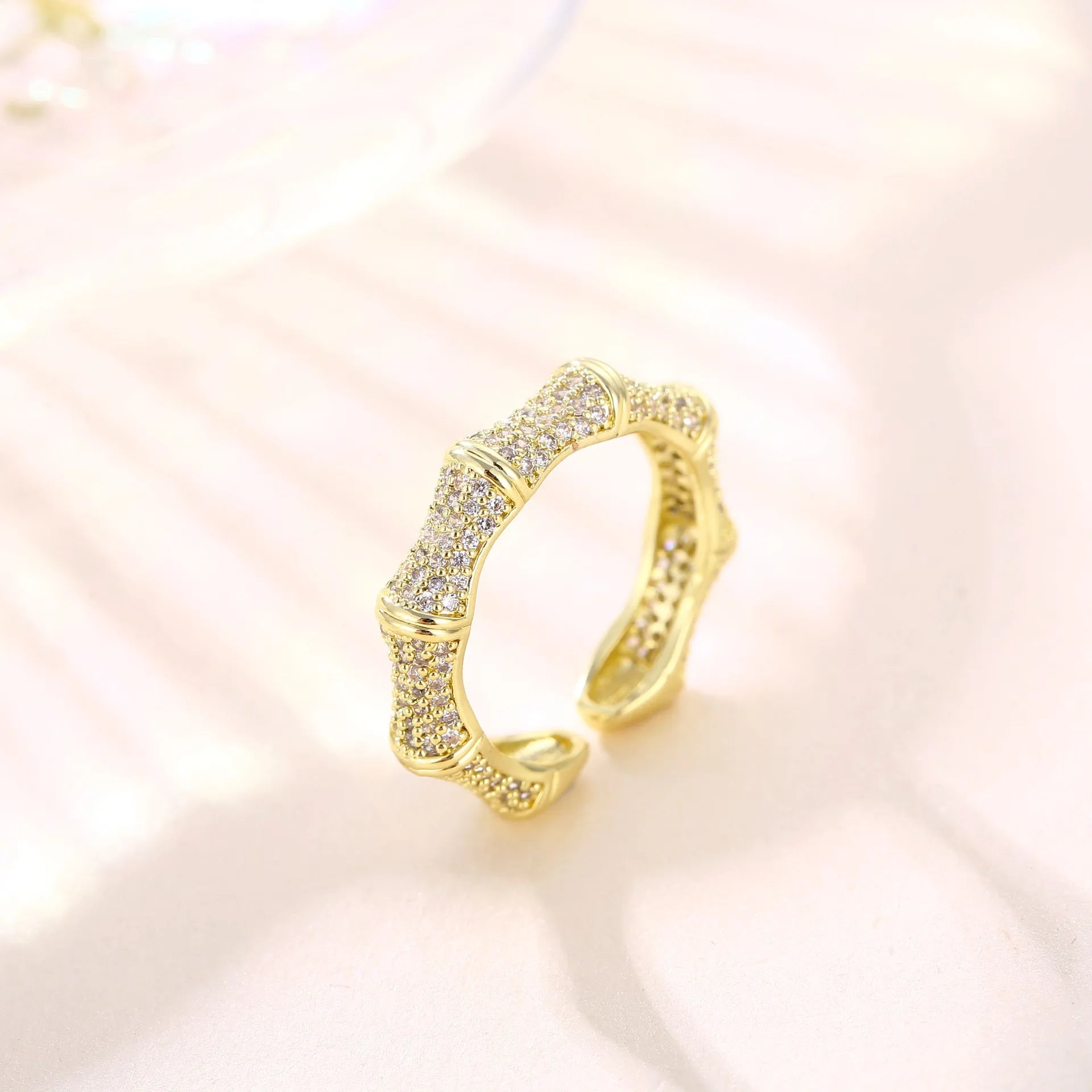 Hot Sale Ring Index Finger Middle Finger Ring Opening Adjustable Personalized Bamboo Joint Ring