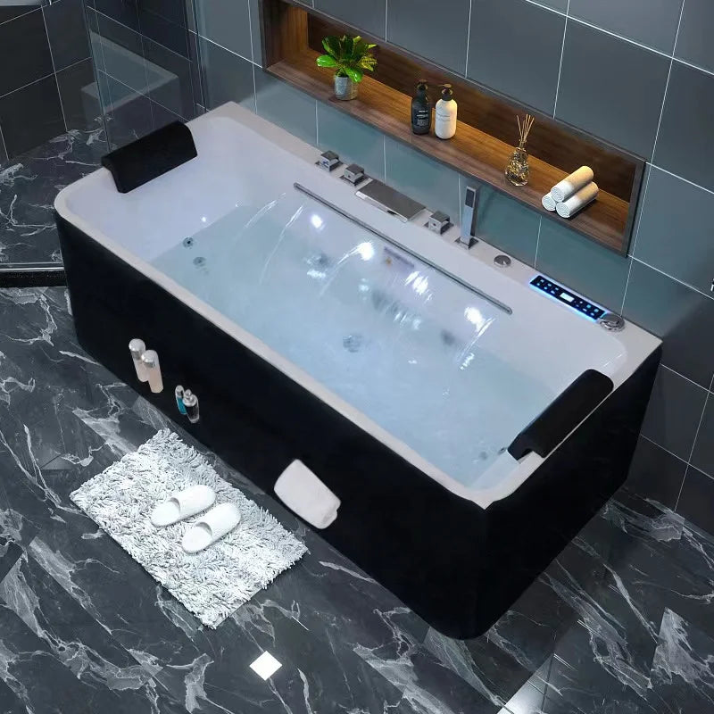 2 Person Luxury Pillow Free Standing Portable Tub Massage Jacuzi whirlpool air Outdoor Spa Massage Bathtub