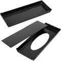 Carbon Steel  Nonstick 14inches Rectangle Tart Pan Quiche Pan Removable Bottom Oblong Quiche Bakeware Quiche Pan