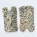 Hongzhuo Wholesale Natural Crystal Dalmatian jasper Comb Carving Hair Brush Carved Crafts for Decoration