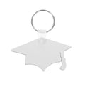 Custom Sublimation MDF Key Holder Pendants Blank Personalized Graduation Keyrings