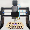 LASER TREE 10W  Laser Engraving Head for Wood Stainless Steel Engraving and Cutting 8 mm Blue Light CNC DIY